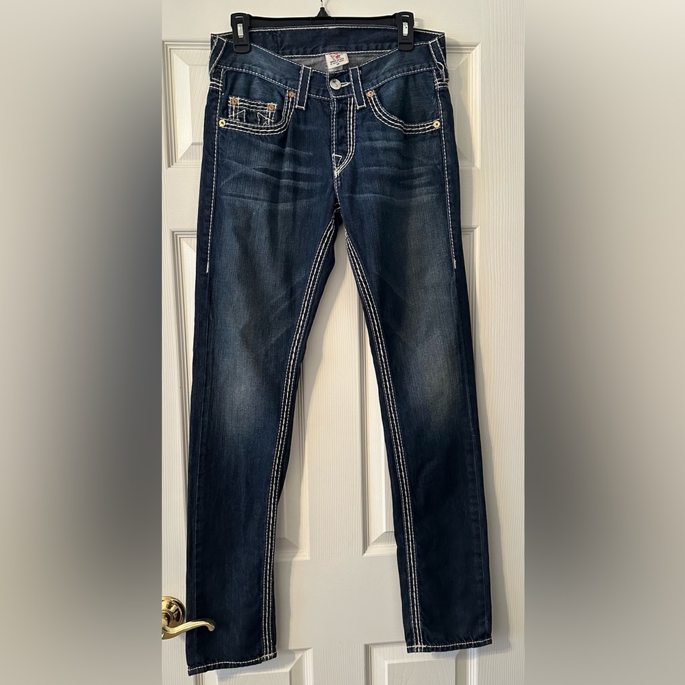 True Religion Dark Blue Skinny Jeans